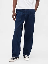 Canvas Baggy Trouser Jeans