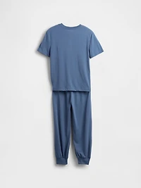 Kids Recycled PJ Jogger Set