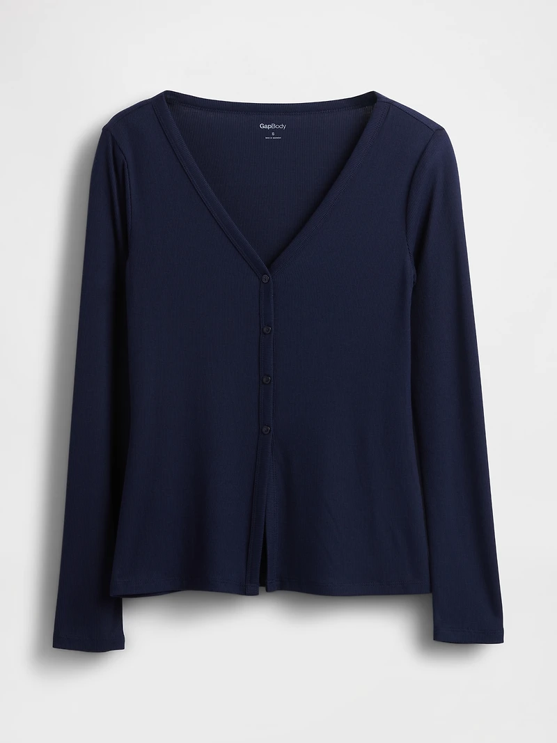 Mini Rib PJ Cardigan