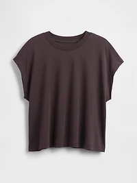 Supima® Cotton Relaxed Crop T-Shirt