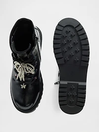 Kids Charm Lace-Up Boots