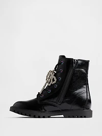 Kids Charm Lace-Up Boots