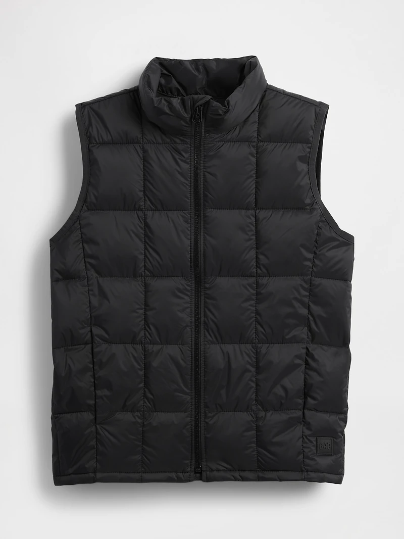 Kids Recycled Lightweight Puffer Vest