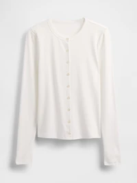 Modern Crewneck Cardigan