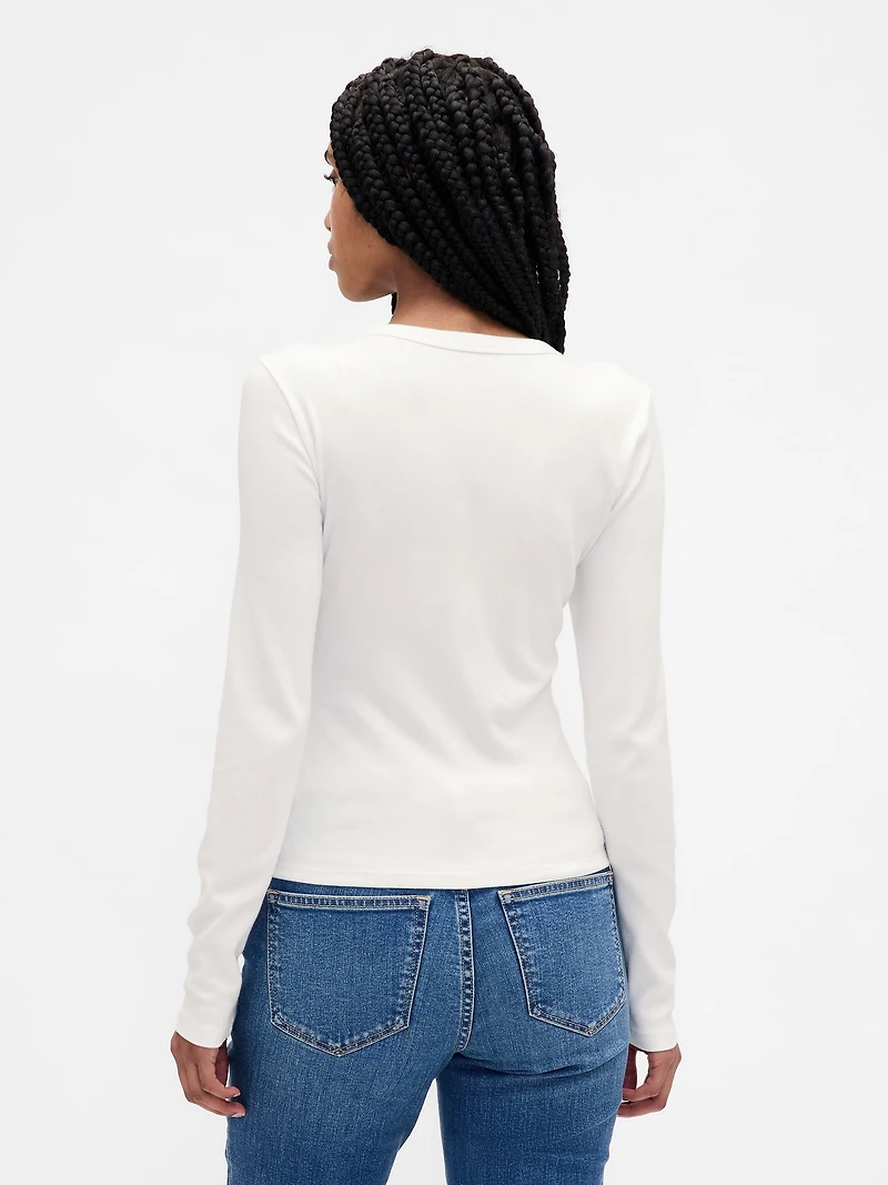 Modern Crewneck Cardigan