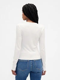 Modern Crewneck Cardigan