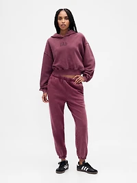 VintageSoft Crop Hoodie