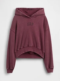 VintageSoft Crop Hoodie