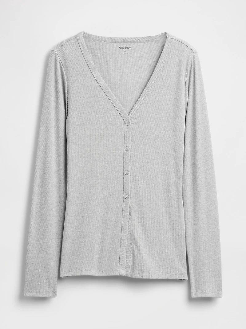 Mini Rib PJ Cardigan