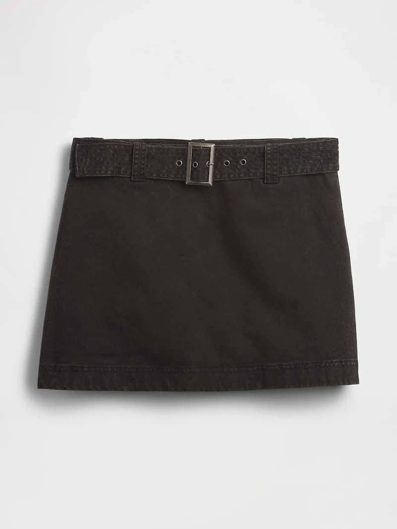 Belted Mini Skort