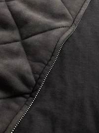 VintageSoft Quilted Bomber Jacket