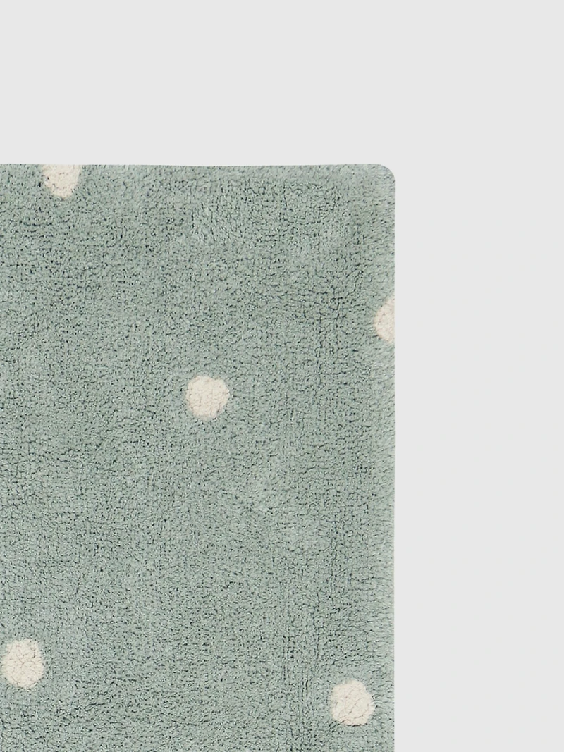 Lorena Canals Washable Rug Mini Dot  Blue Sage