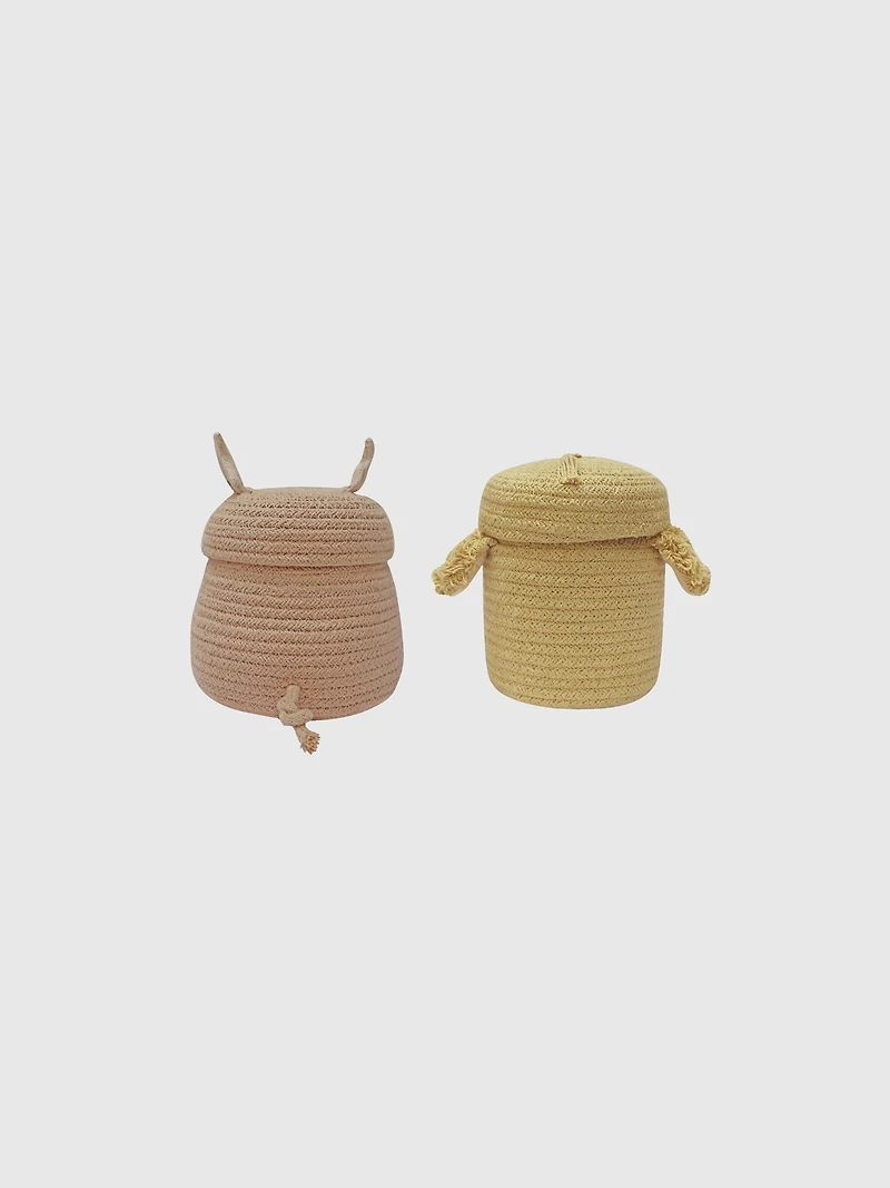 Lorena Canals Set of 2 Mini Baskets Charlie and Peggy