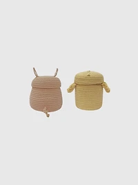 Lorena Canals Set of 2 Mini Baskets Charlie and Peggy