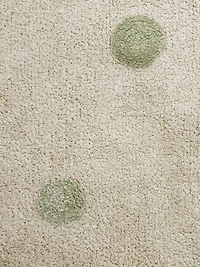 Lorena Canals Washable Rug Hippy Dots Olive