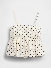 Poplin Bubble Top
