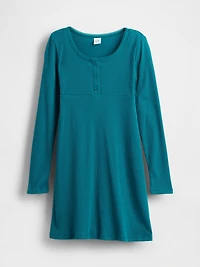 Kids Rib Henley Dress