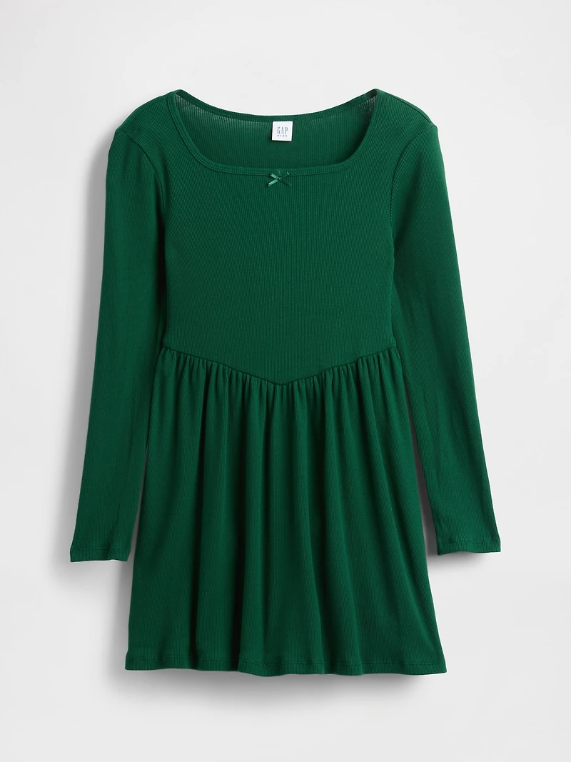 Kids Square-Neck Dress