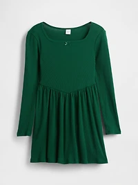 Kids Square-Neck Dress