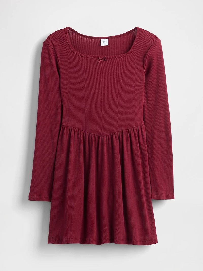 Kids Square-Neck Dress