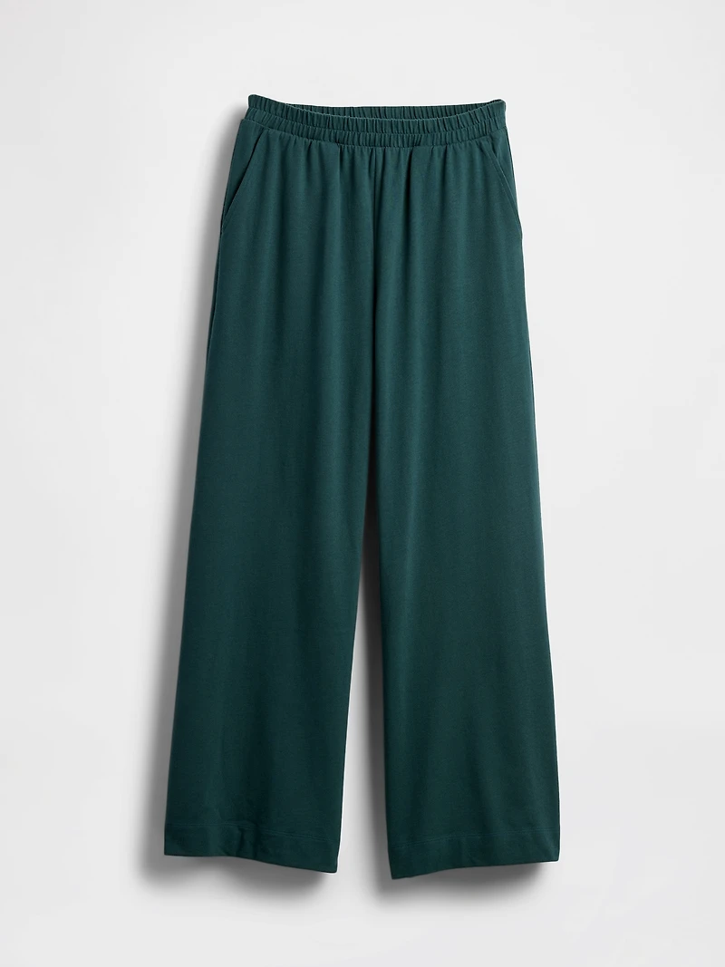 Heavyweight Organic Cotton Wide-Leg Pants