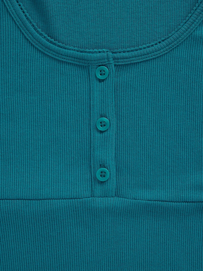 Kids Rib Henley Dress