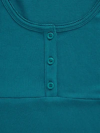 Kids Rib Henley Dress