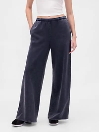 VintageSoft Baggy Wide-Leg Sweatpants