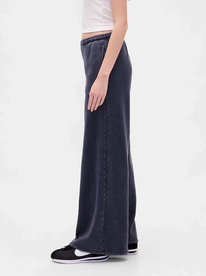 VintageSoft Baggy Wide-Leg Sweatpants