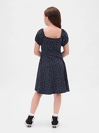 Kids Ruched Rib Dress