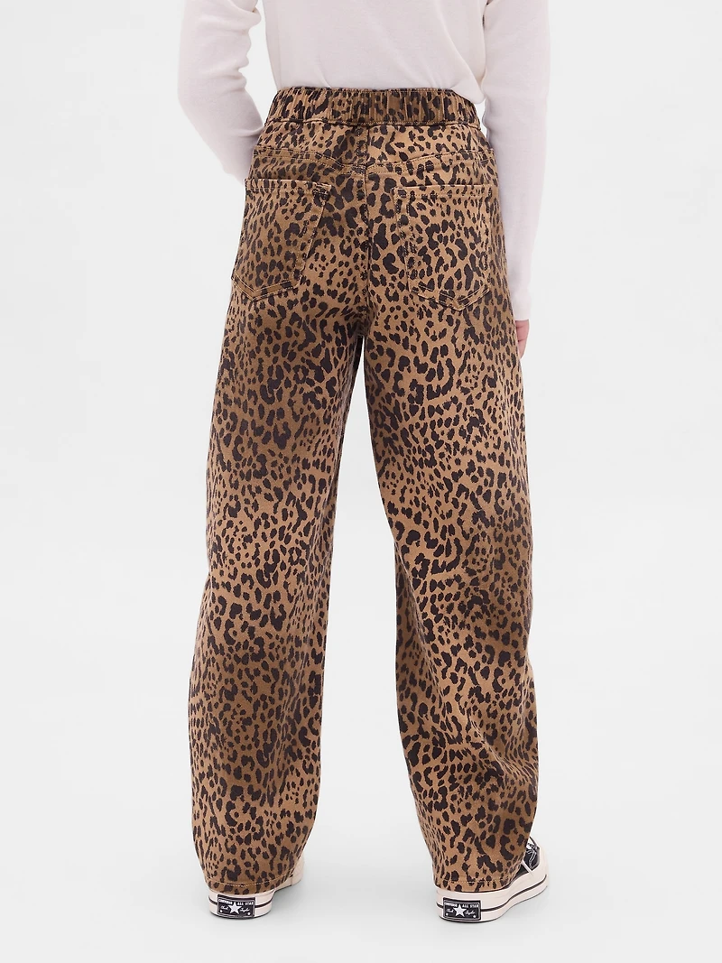 Kids High Rise Easy Barrel Jeans