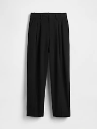 365 High Rise Brushed Twill Taper Ankle Trousers
