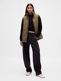 Recycled Lightweight Quilted Puffer Vest