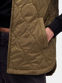 Recycled Lightweight Quilted Puffer Vest