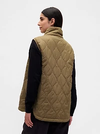 Recycled Lightweight Quilted Puffer Vest