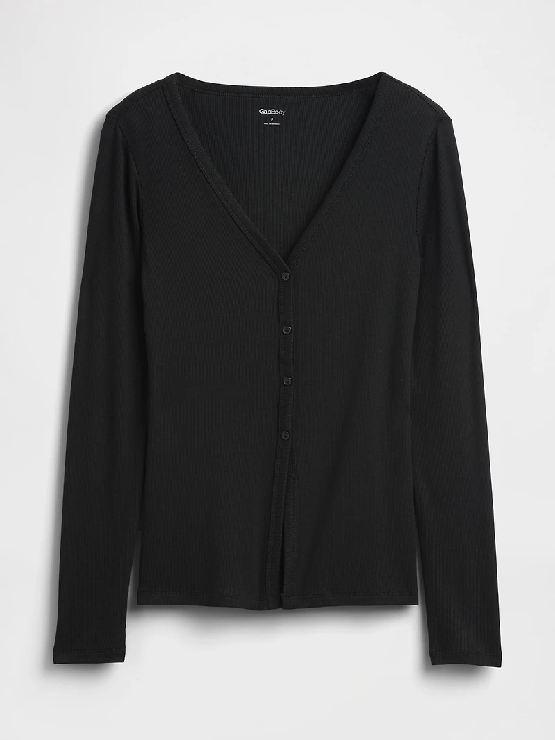 Mini Rib PJ Cardigan