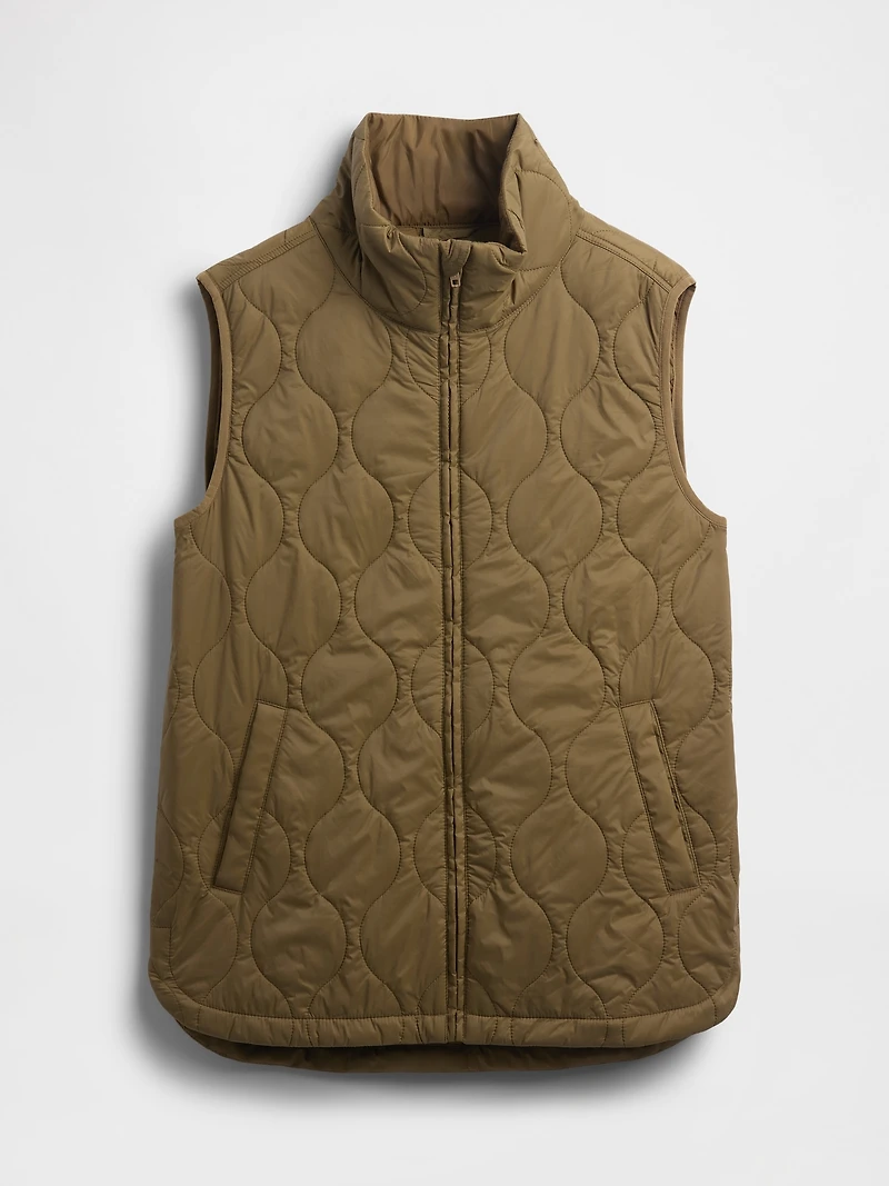 Recycled Lightweight Quilted Puffer Vest