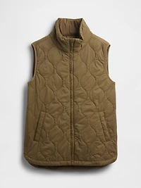Recycled Lightweight Quilted Puffer Vest