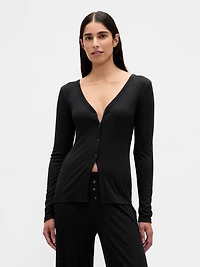 Mini Rib PJ Cardigan