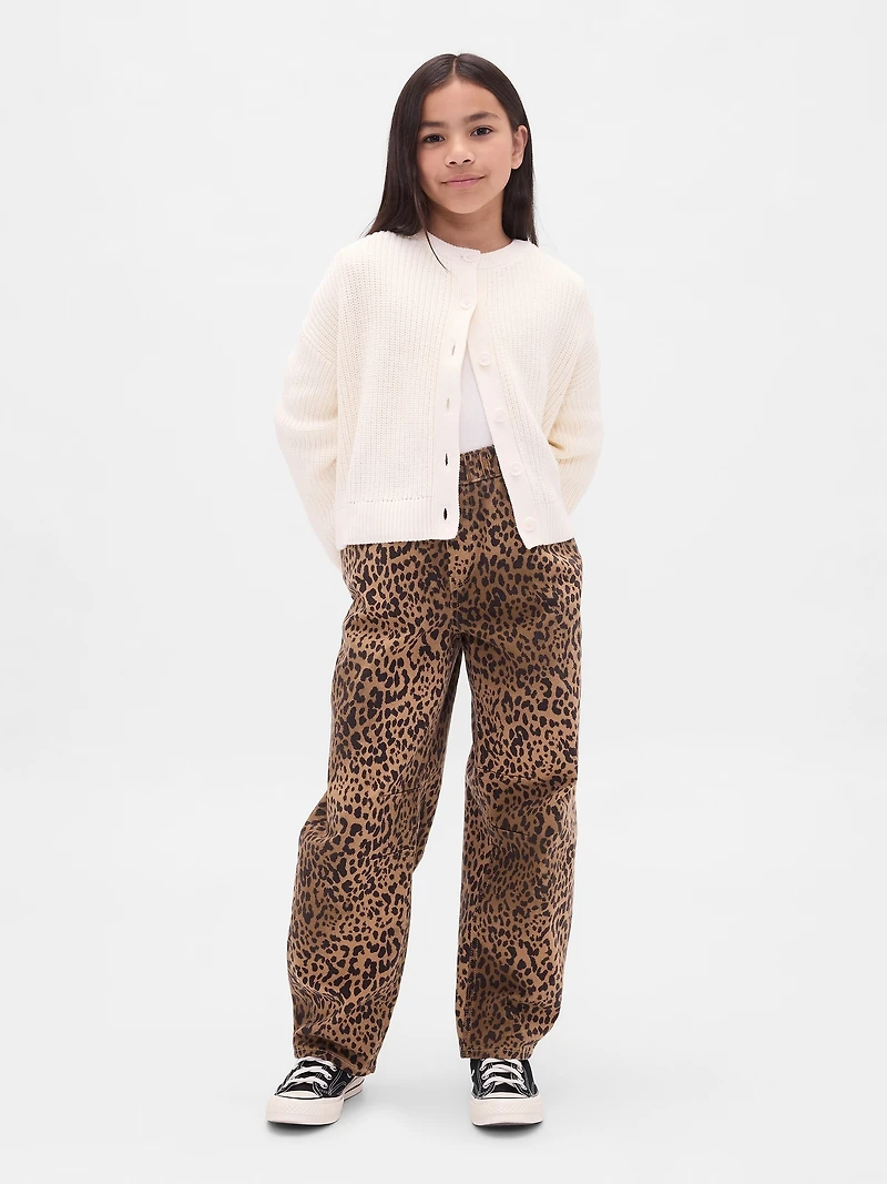 Kids High Rise Easy Barrel Jeans