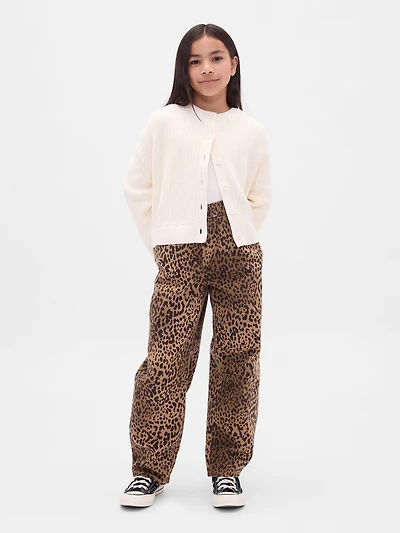 Kids High Rise Easy Barrel Jeans