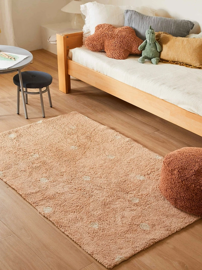 Lorena Canals Washable Rug Mini Dot  Rose