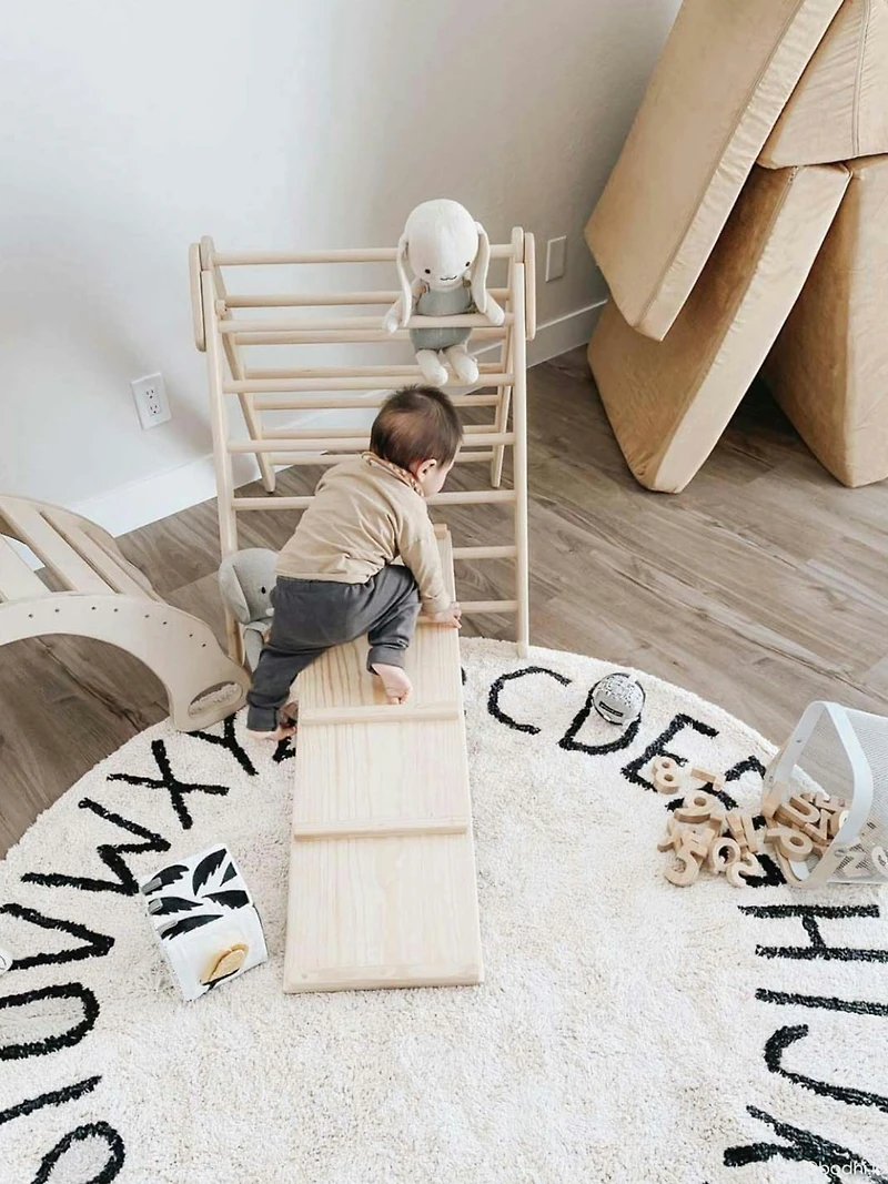 Lorena Canals Washable Rug ABC Natural Black