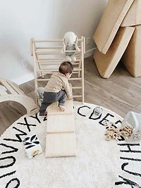 Lorena Canals Washable Rug ABC Natural Black