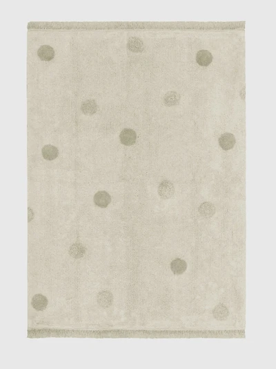 Lorena Canals Washable Rug Hippy Dots Olive