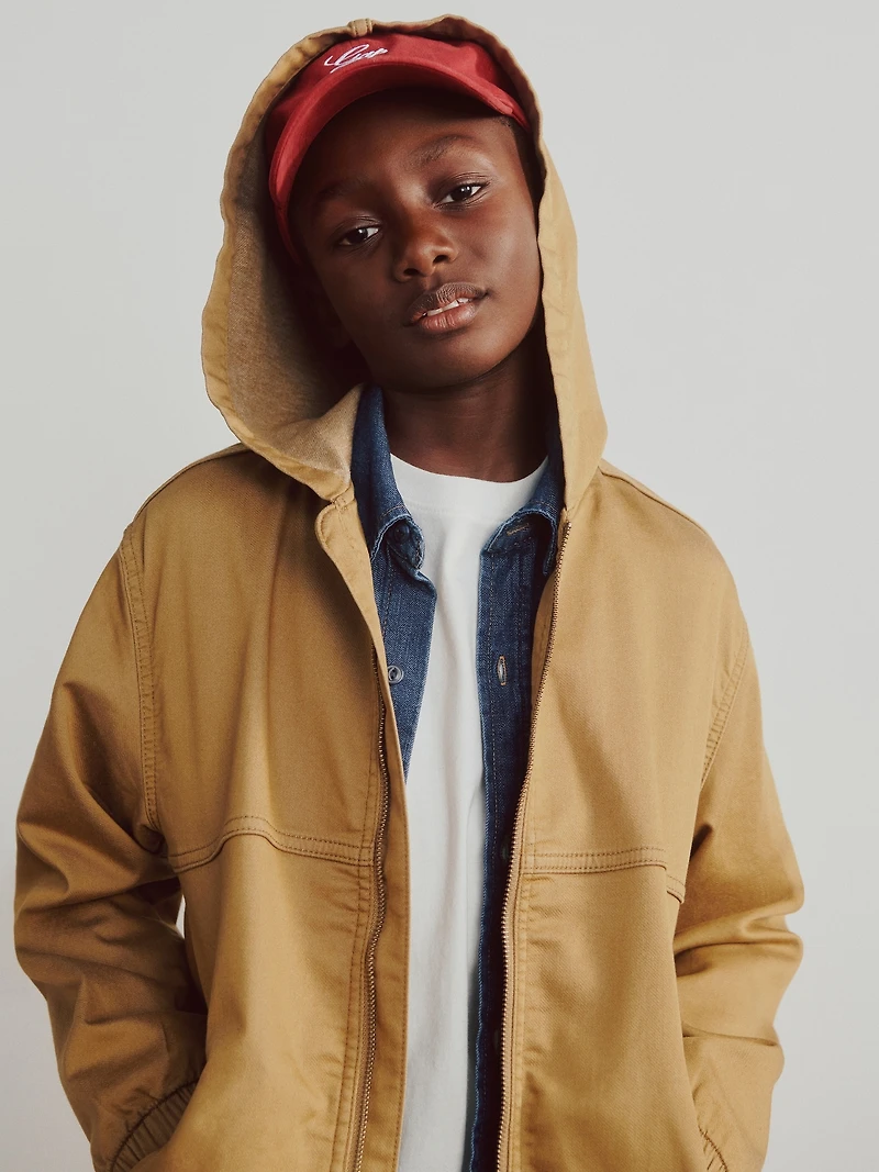 Kids Knit Denim Jacket