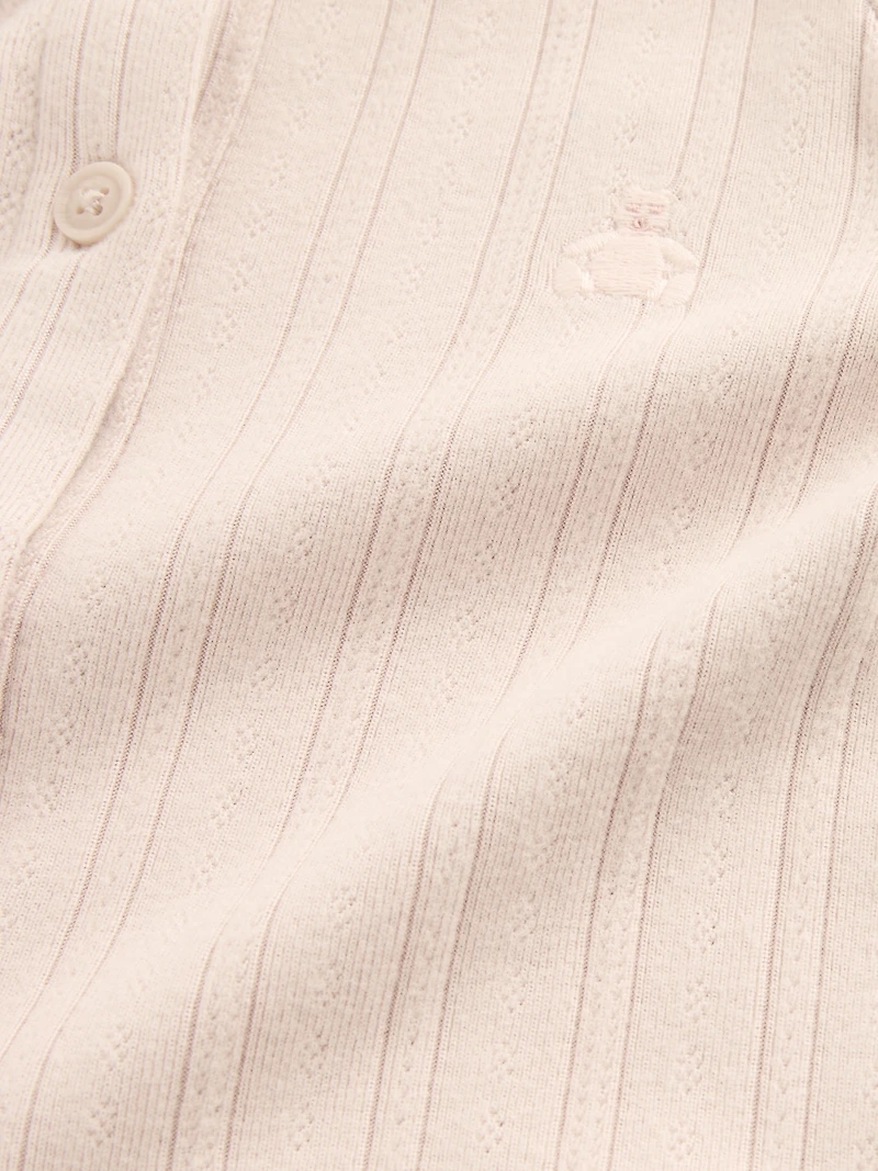 Baby Softspun Pointelle Rib Outfit Set
