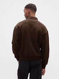 Heavyweight Oversized Polo Sweatshirt