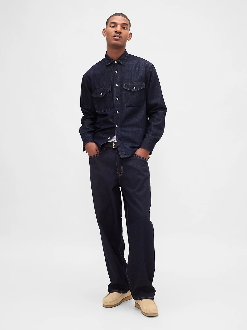 UltraSoft Denim Relaxed Shirt