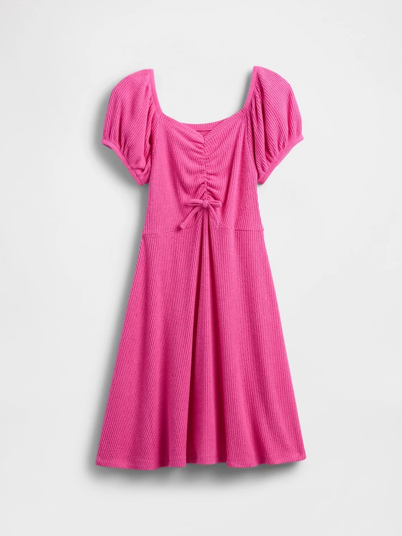 Kids Ruched Rib Dress